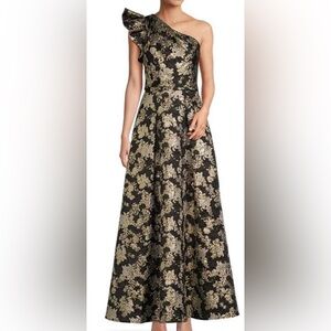 Gold and Black Floral From Antonio Melani Dress